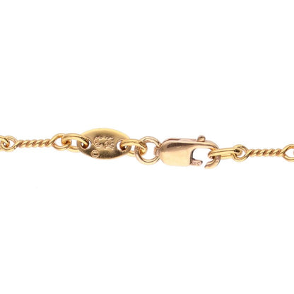 Chrome Hearts 22K Yellow Gold Chain Necklace Size 18INCH