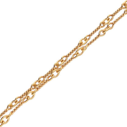 Chrome Hearts 22K Yellow Gold Chain Necklace Size 18INCH