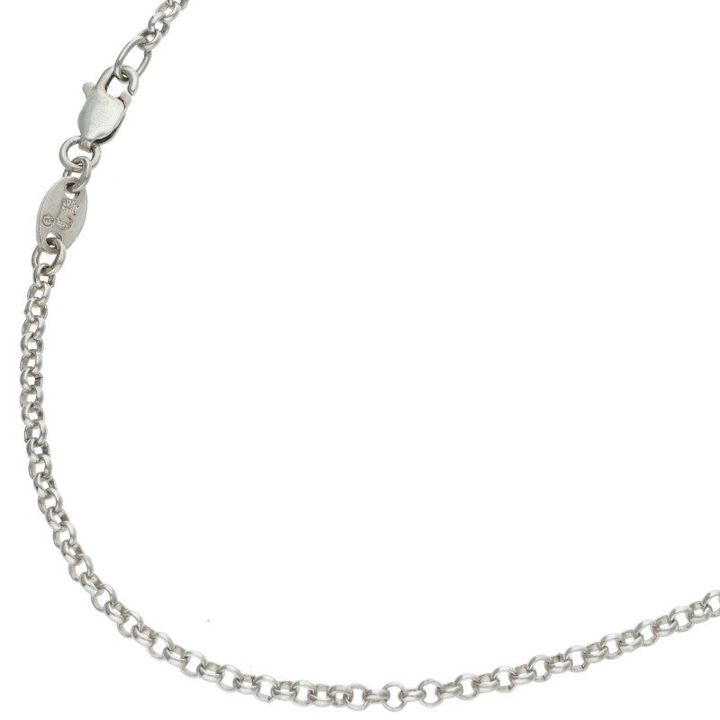 Chrome Hearts Old Roll Chain Necklace Silver Size 20INCH