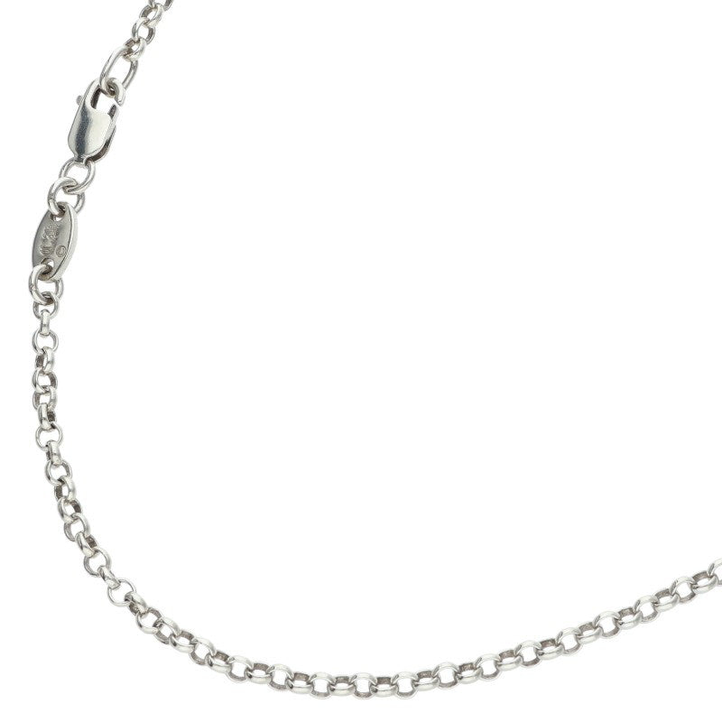 Chrome Hearts 925 Silver Roll Chain Necklace Size 20INCH