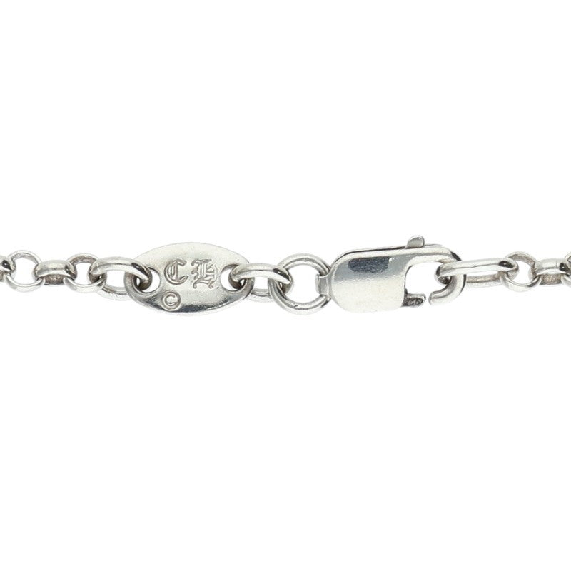 Chrome Hearts 925 Silver Roll Chain Necklace Size 20INCH