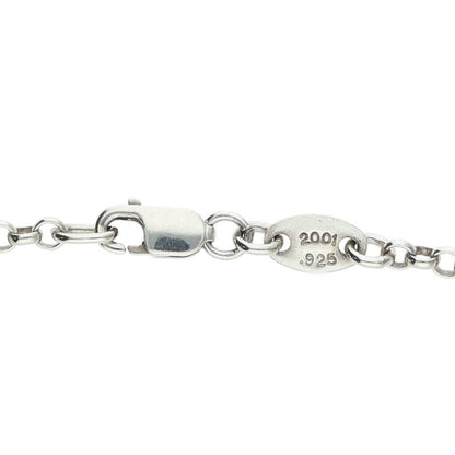 Chrome Hearts 925 Silver Roll Chain Necklace Size 20INCH