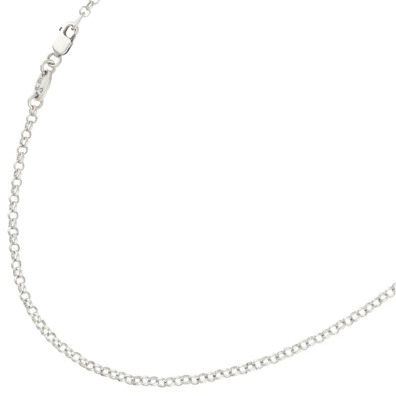 Chrome Hearts Silver Roll Chain Necklace Size 18INCH