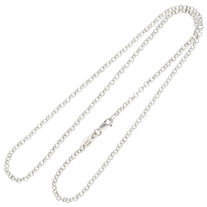 Chrome Hearts Silver Roll Chain Necklace Size 18INCH