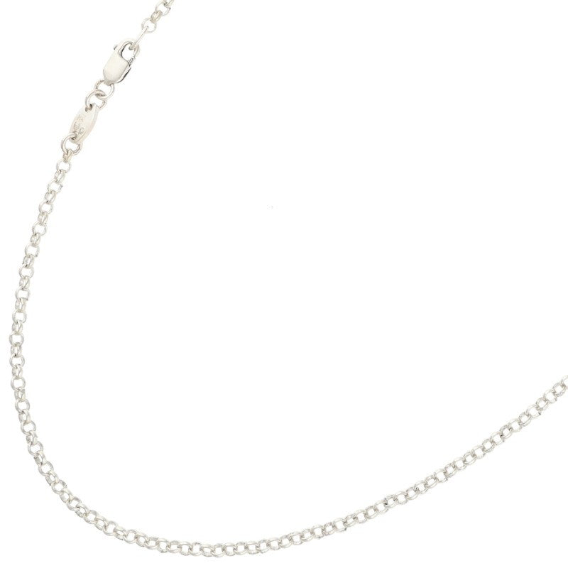 Chrome Hearts Silver Roll Chain Necklace Size 20INCH