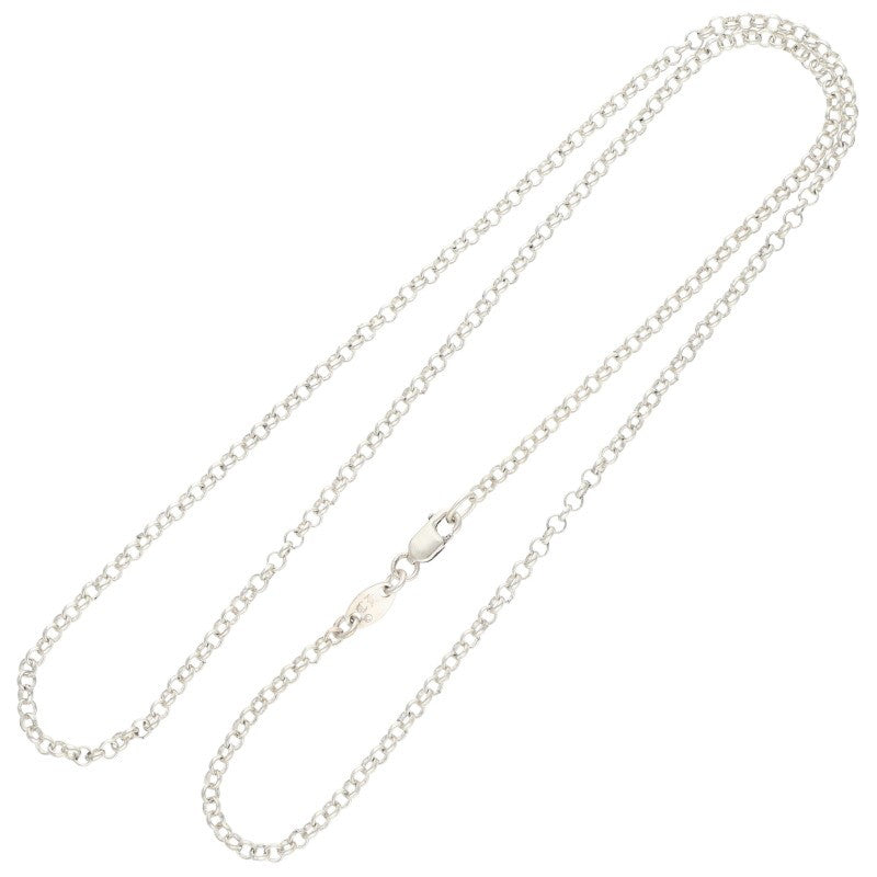 Chrome Hearts Silver Roll Chain Necklace Size 20INCH