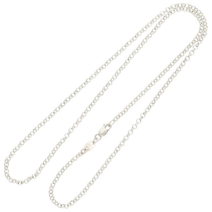 Chrome Hearts Silver Roll Chain Necklace Size 20INCH