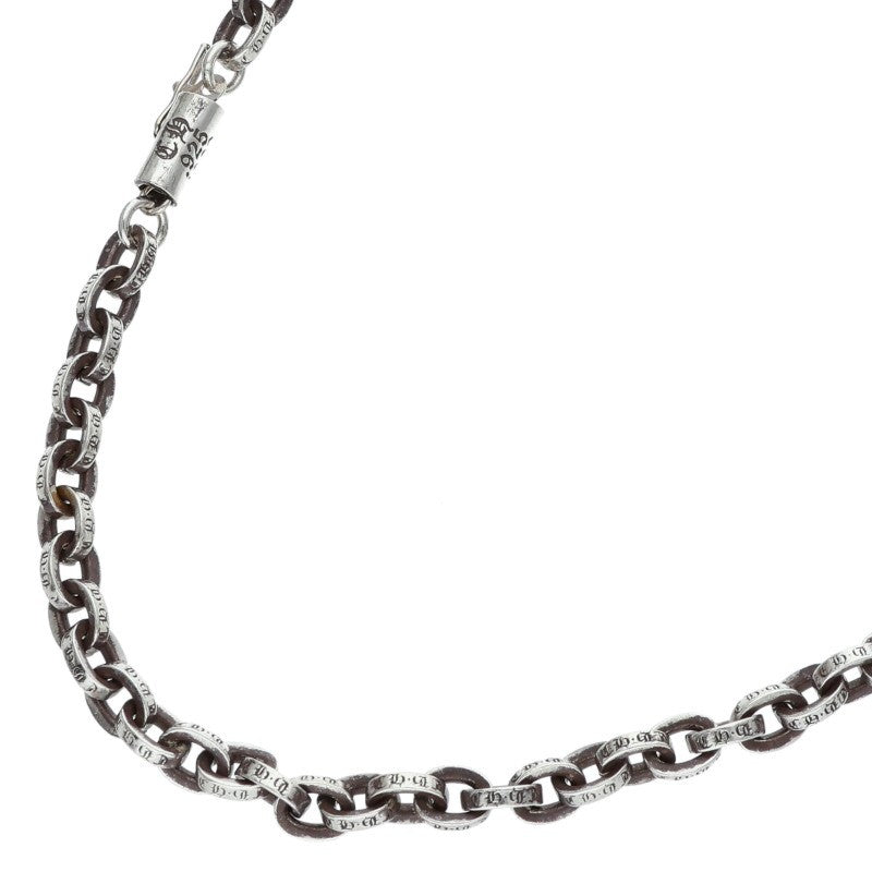 Chrome Hearts 925 Silver Paper Chain Necklace Size 24INCH