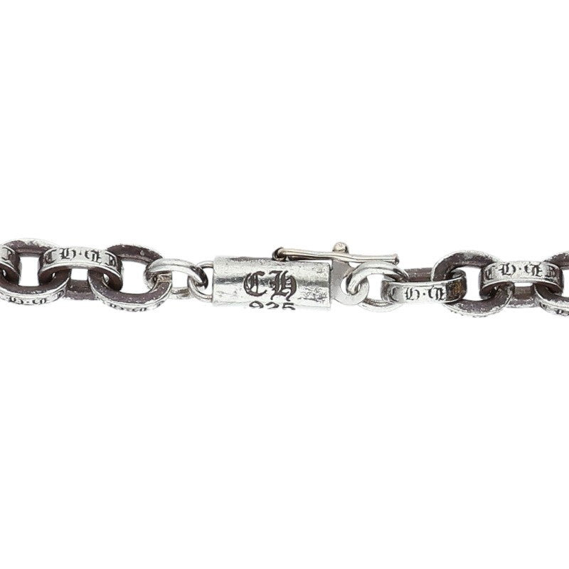 Chrome Hearts 925 Silver Paper Chain Necklace Size 24INCH