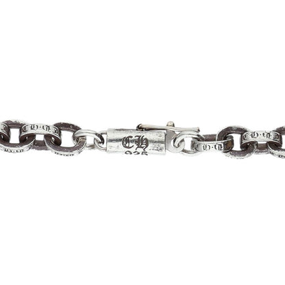 Chrome Hearts 925 Silver Paper Chain Necklace Size 24INCH