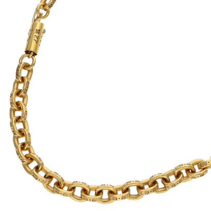 Chrome Hearts 22K 14K Paper Chain Necklace Size 20 Inch
