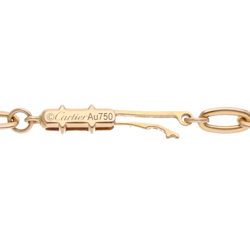 Cartier JUSTE UN CLOU K18PG Diamond Necklace Size 18INCH