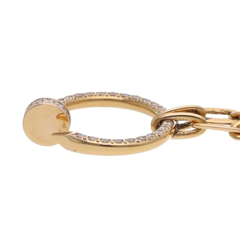 Cartier JUSTE UN CLOU K18PG Diamond Necklace Size 18INCH