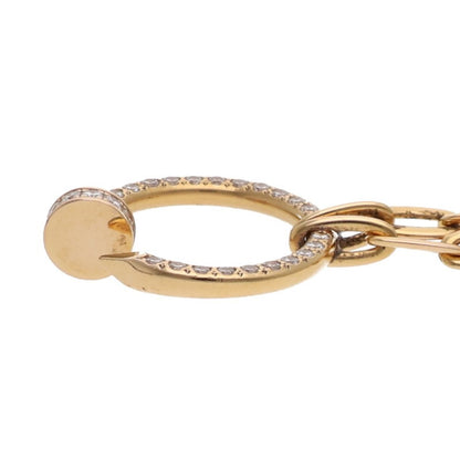 Cartier JUSTE UN CLOU K18PG Diamond Necklace Size 18INCH