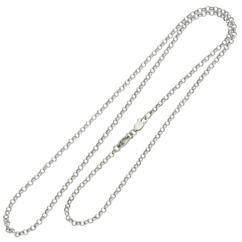 Chrome Hearts 925 Silver Roll Chain Necklace Size 20INCH