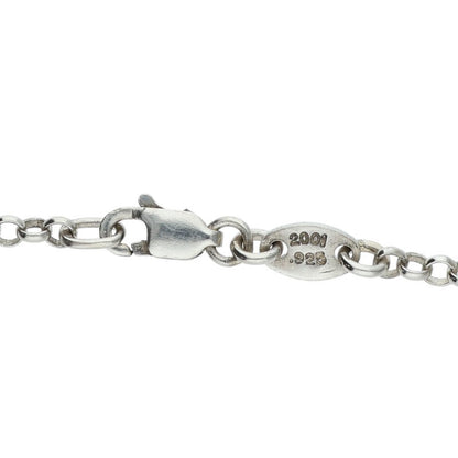 Chrome Hearts 925 Silver Roll Chain Necklace Size 20INCH
