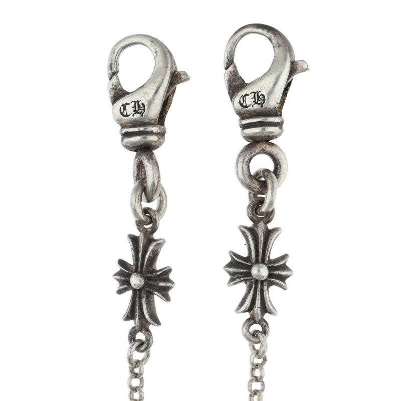 Chrome Hearts 925 Silver Mask Chain Necklace Size 30INCH