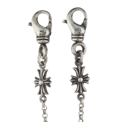 Chrome Hearts 925 Silver Mask Chain Necklace Size 30INCH