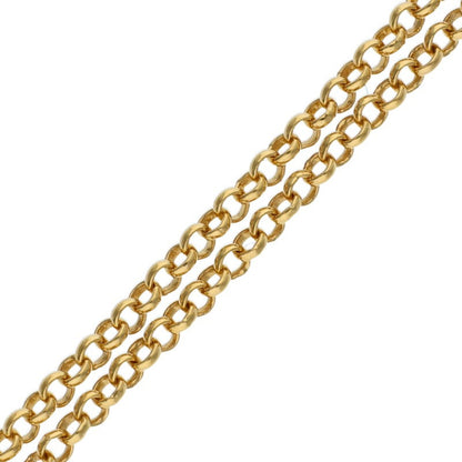 Chrome Hearts 22K Yellow Gold Chain Necklace Size 16INCH