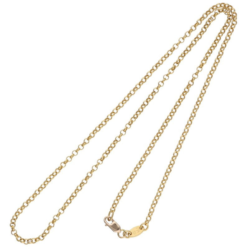 Chrome Hearts 22K Yellow Gold Chain Necklace Size 18INCH