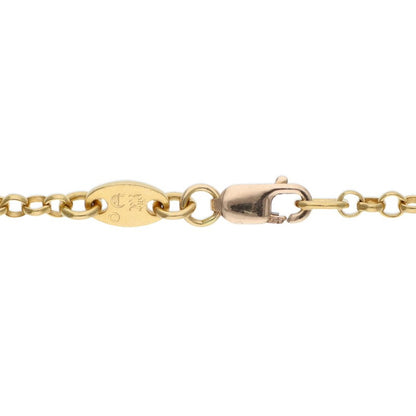 Chrome Hearts 22K Yellow Gold Chain Necklace Size 18INCH