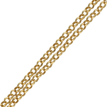Chrome Hearts 22K Yellow Gold Chain Necklace Size 18INCH