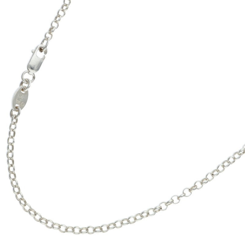 Chrome Hearts 925 Silver Roll Chain Necklace Size 16INCH