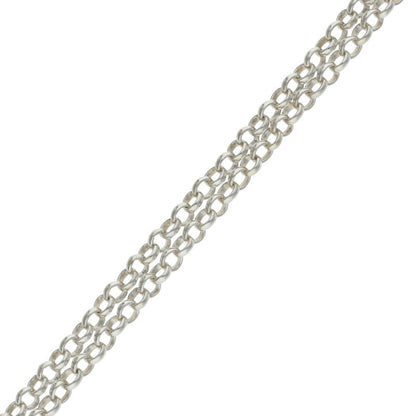 Chrome Hearts 925 Silver Roll Chain Necklace Size 16INCH