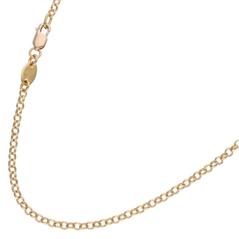 Chrome Hearts 22K Yellow Gold Chain Necklace Size 18INCH
