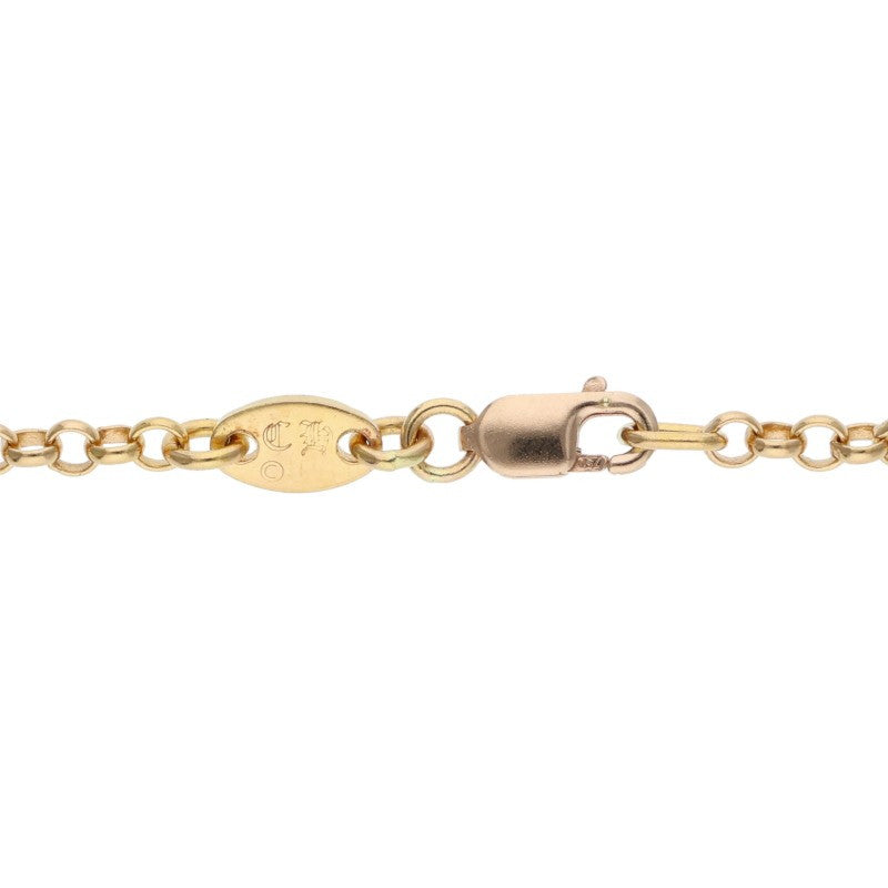 Chrome Hearts 22K Yellow Gold Chain Necklace Size 18INCH