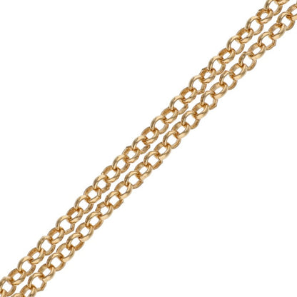 Chrome Hearts 22K Yellow Gold Chain Necklace Size 18INCH