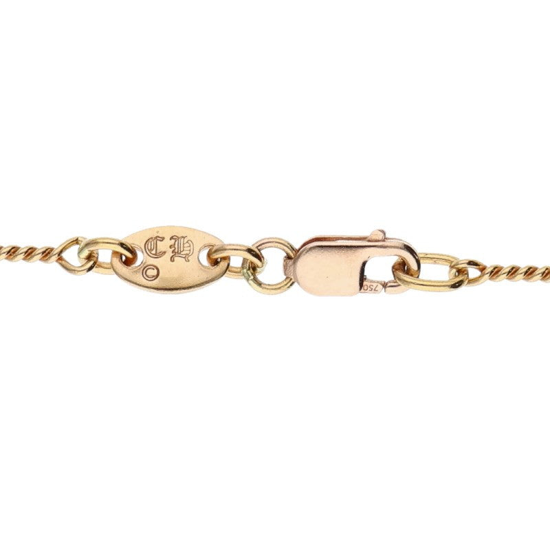 Chrome Hearts 22K Twist Chain Gold Necklace Size 18INCH