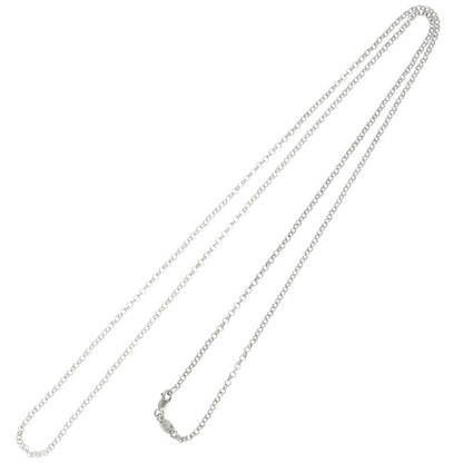 Chrome Hearts 925 Silver Roll Chain Necklace Size 32INCH