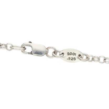 Chrome Hearts Roll Chain 925 Silver Necklace Size 18INCH