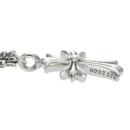 Chrome Hearts Fat Cross Tiny Bar Chain Necklace Size 20 Inch