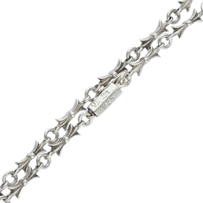 Chrome Hearts Fat Cross Tiny Bar Chain Necklace Size 20 Inch