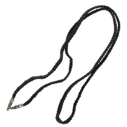 Chrome Hearts Scroll Leather Braid Necklace Size ONE SIZE