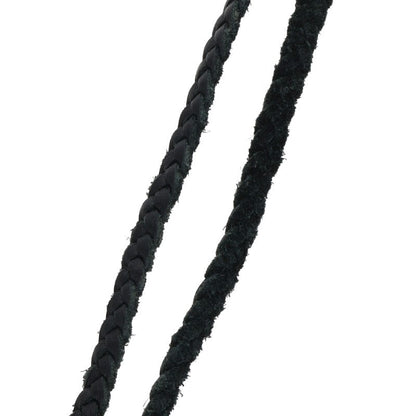 Chrome Hearts Scroll Leather Braid Necklace Size ONE SIZE