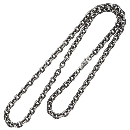 Chrome Hearts 925 Silver Paper Chain Necklace Size 20INCH