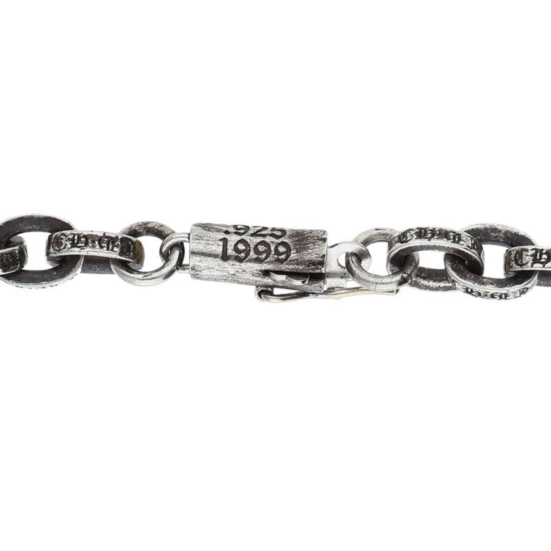 Chrome Hearts 925 Silver Paper Chain Necklace Size 20INCH
