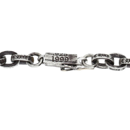 Chrome Hearts 925 Silver Paper Chain Necklace Size 20INCH