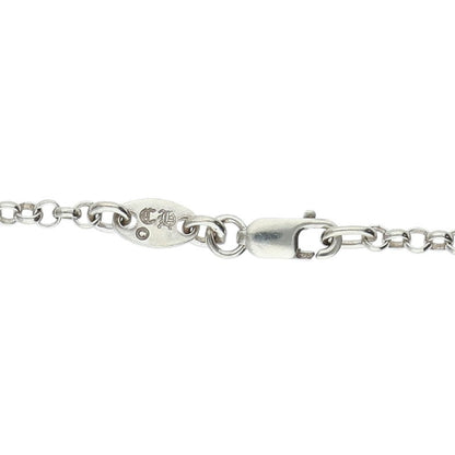 Chrome Hearts 925 Silver Roll Chain Necklace Size 20INCH