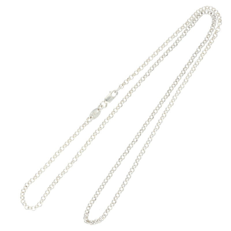 Chrome Hearts 925 Roll Chain Silver Necklace Size 20INCH