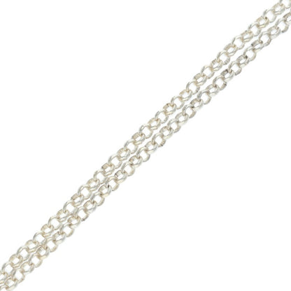 Chrome Hearts 925 Roll Chain Silver Necklace Size 20INCH