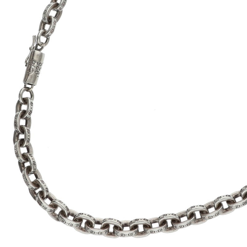 Chrome Hearts 925 Silver Paper Chain Necklace Size 24INCH