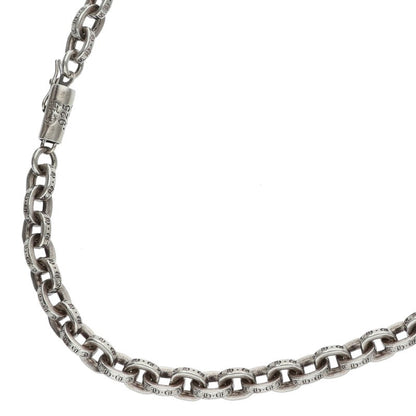Chrome Hearts 925 Silver Paper Chain Necklace Size 24INCH