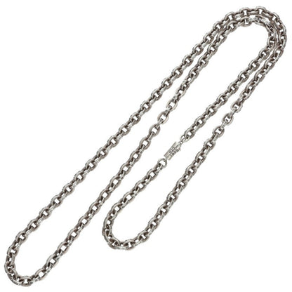 Chrome Hearts 925 Silver Paper Chain Necklace Size 24INCH