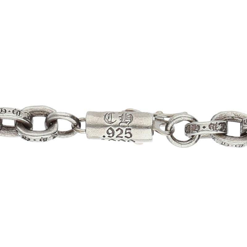 Chrome Hearts 925 Silver Paper Chain Necklace Size 24INCH