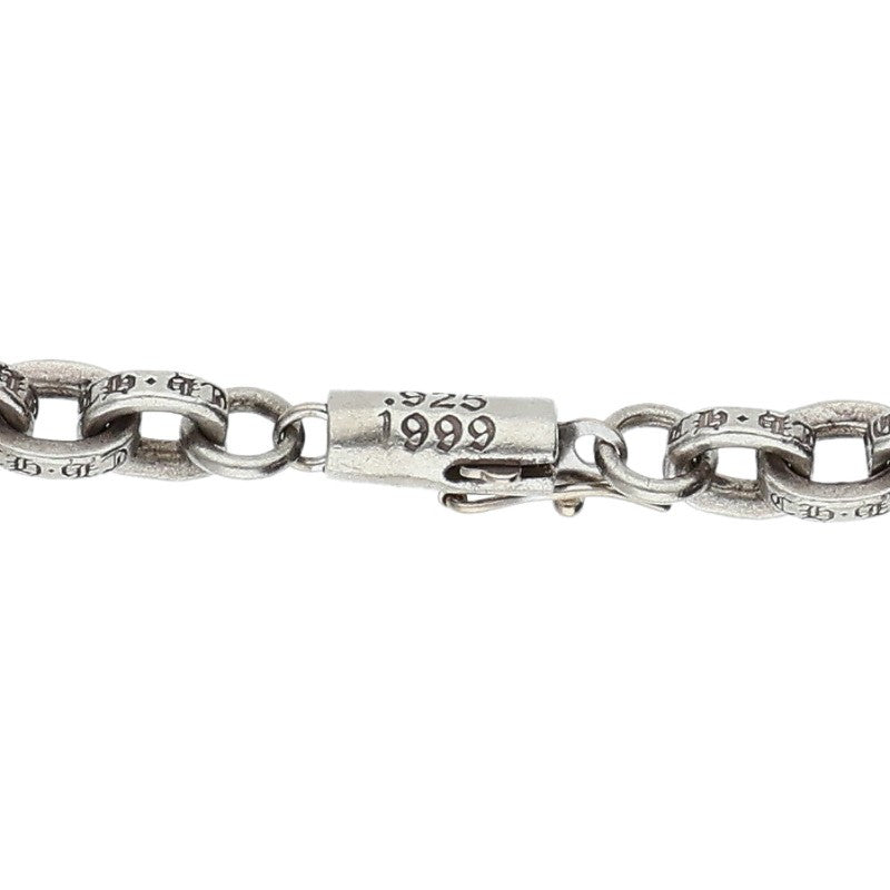 Chrome Hearts 925 Silver Paper Chain Necklace Size 24INCH