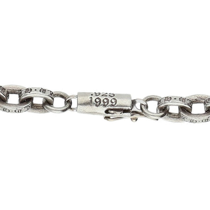 Chrome Hearts 925 Silver Paper Chain Necklace Size 24INCH